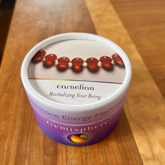 Gemisphere Carnelian Precious Revitalizing Your Being Necklace 17.5" 63.82 ct - Picture 3 of 4